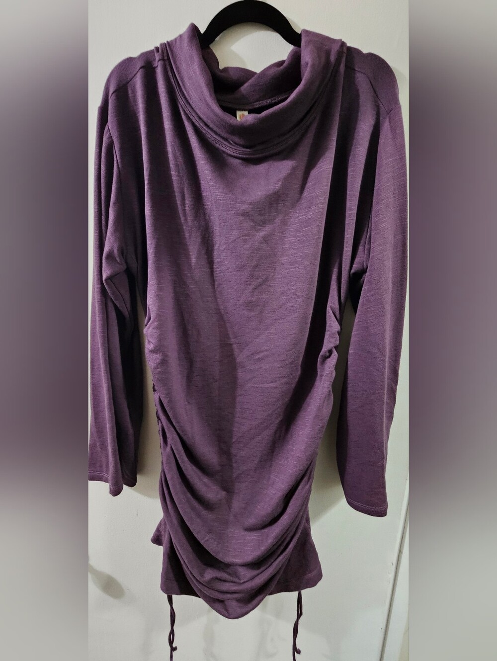 Daily Practice by Anthropologie Long-Sleeve Ruched Mini Dress
